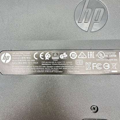 HP Keyboard 17x5.5 Black Number Pad on Right Model KU-1469 Sleek and Sturdy