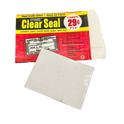 Vintage Saf-T-Seal Jiffy Pack Plastic Protectors - not a full pack