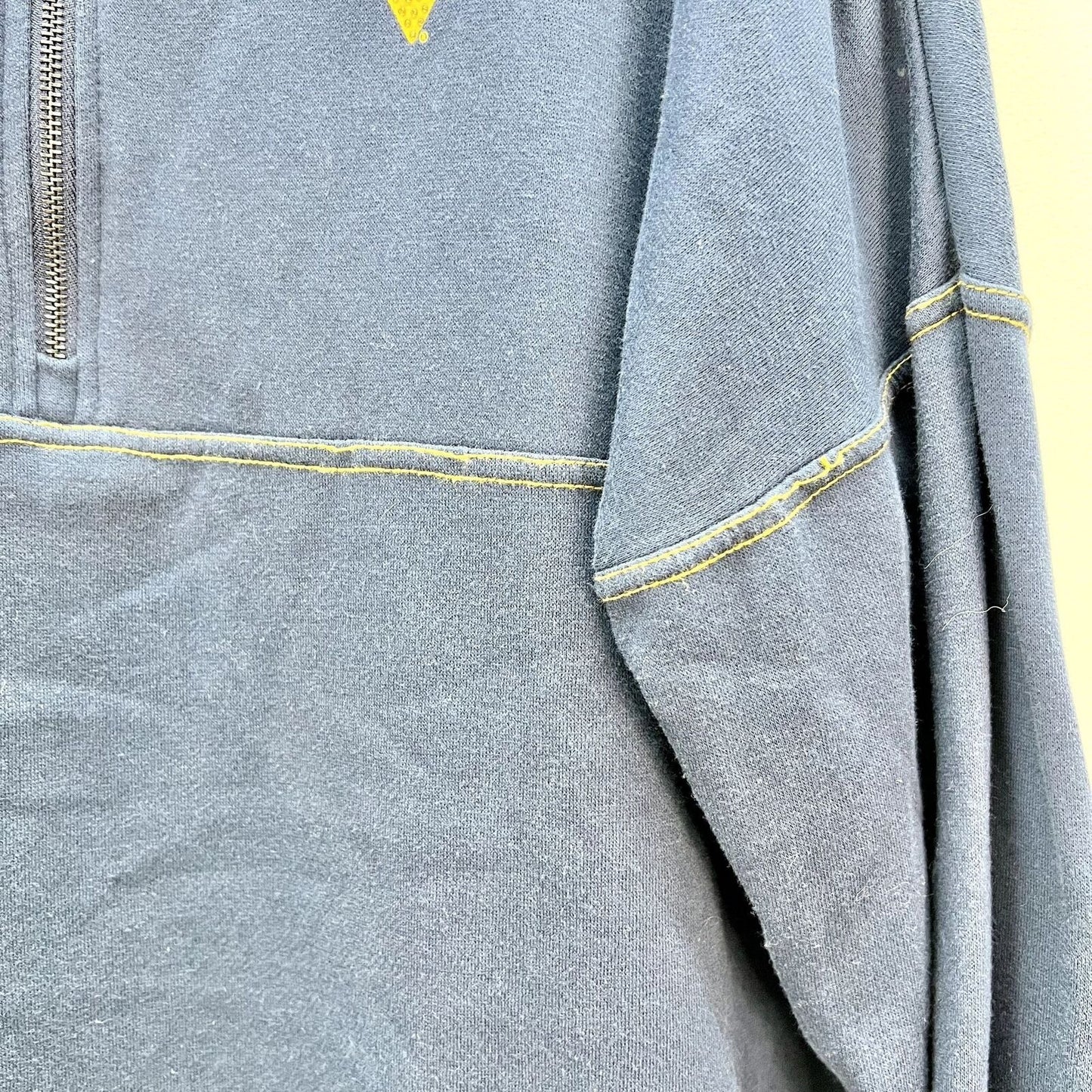 Colosseum Pullover XXL Navy WV 3/4 Zip Long Sleeve Pockets