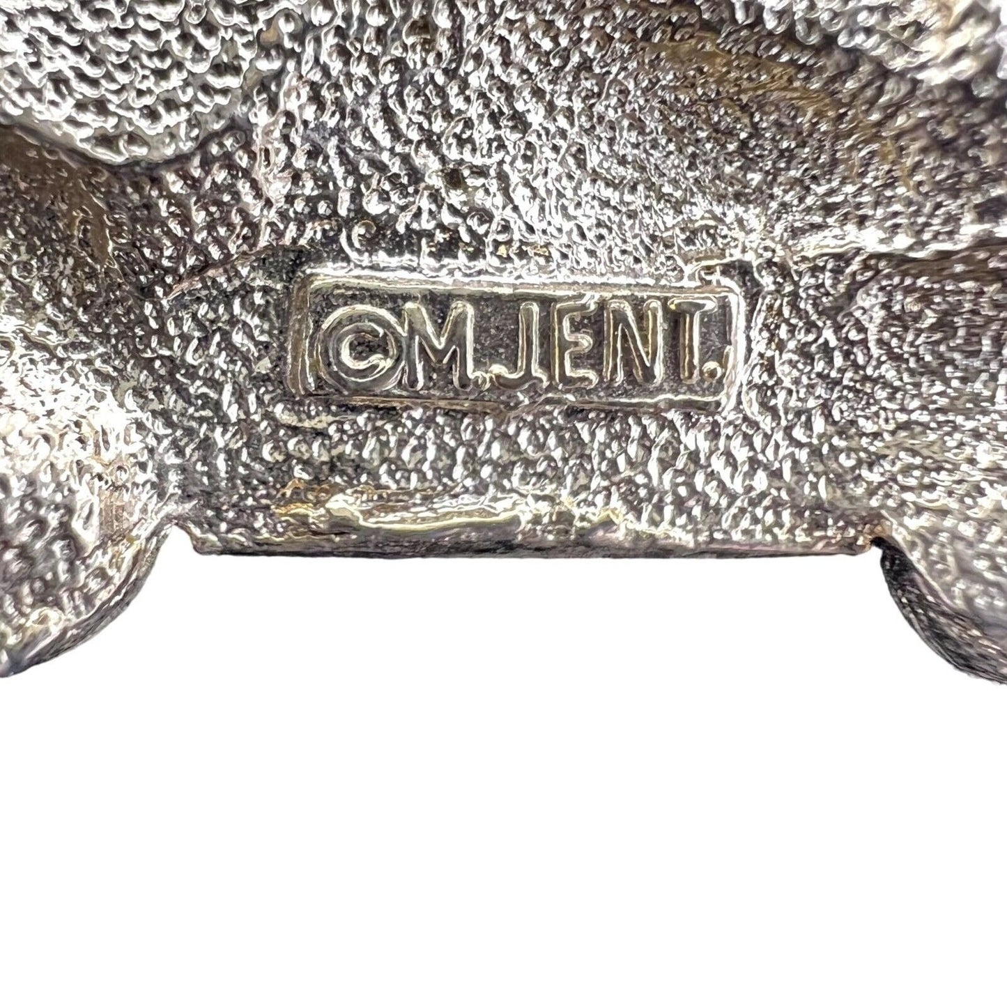 Vintage Brooch Pin 2.5 Inch Goldtone Art Deco Building Retro Car