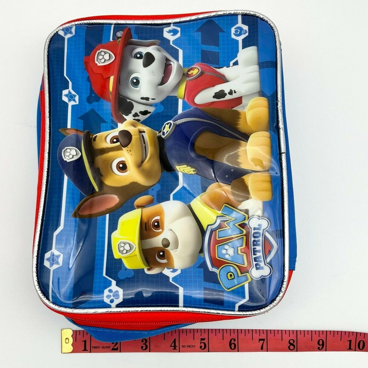 Paw Patrol Kids Lunch Box With Insulated Interior Blue Red Chase Marshall