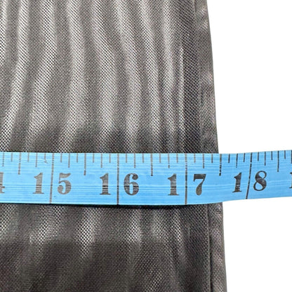 Occasion Top Chest 17.5 Waist 17.5 Length 24 Black Sheer EUC