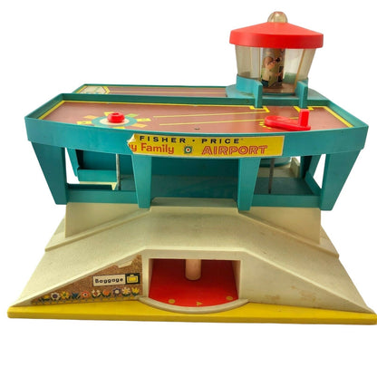 Vintage Fisher Price Airport Good Fun No Batteries Needed Children Nostalgia