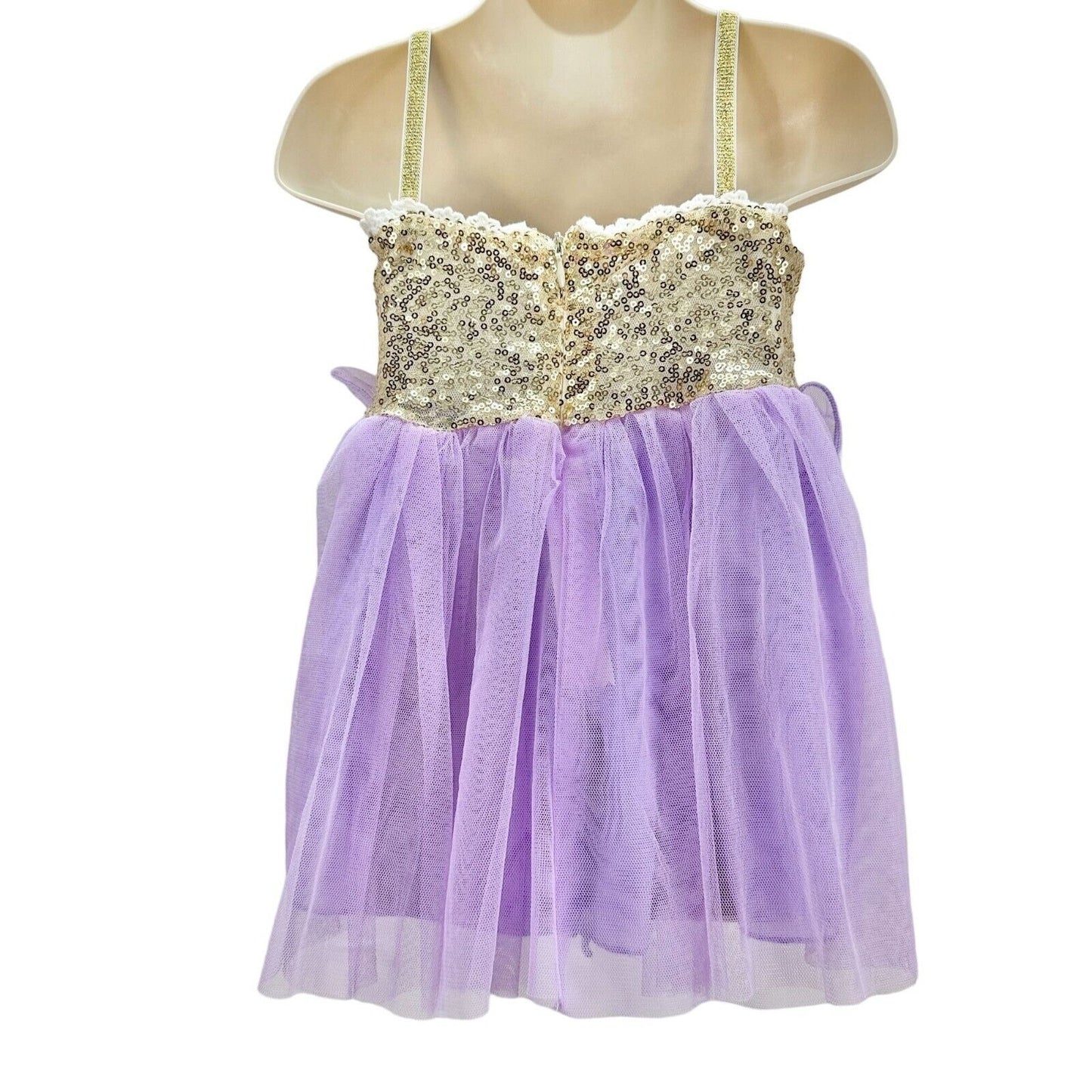 Ewen Fashion Child's Dress fits like 2T Lavender Tulle Sequin