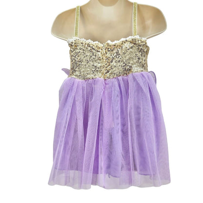 Ewen Fashion Child's Dress fits like 2T Lavender Tulle Sequin