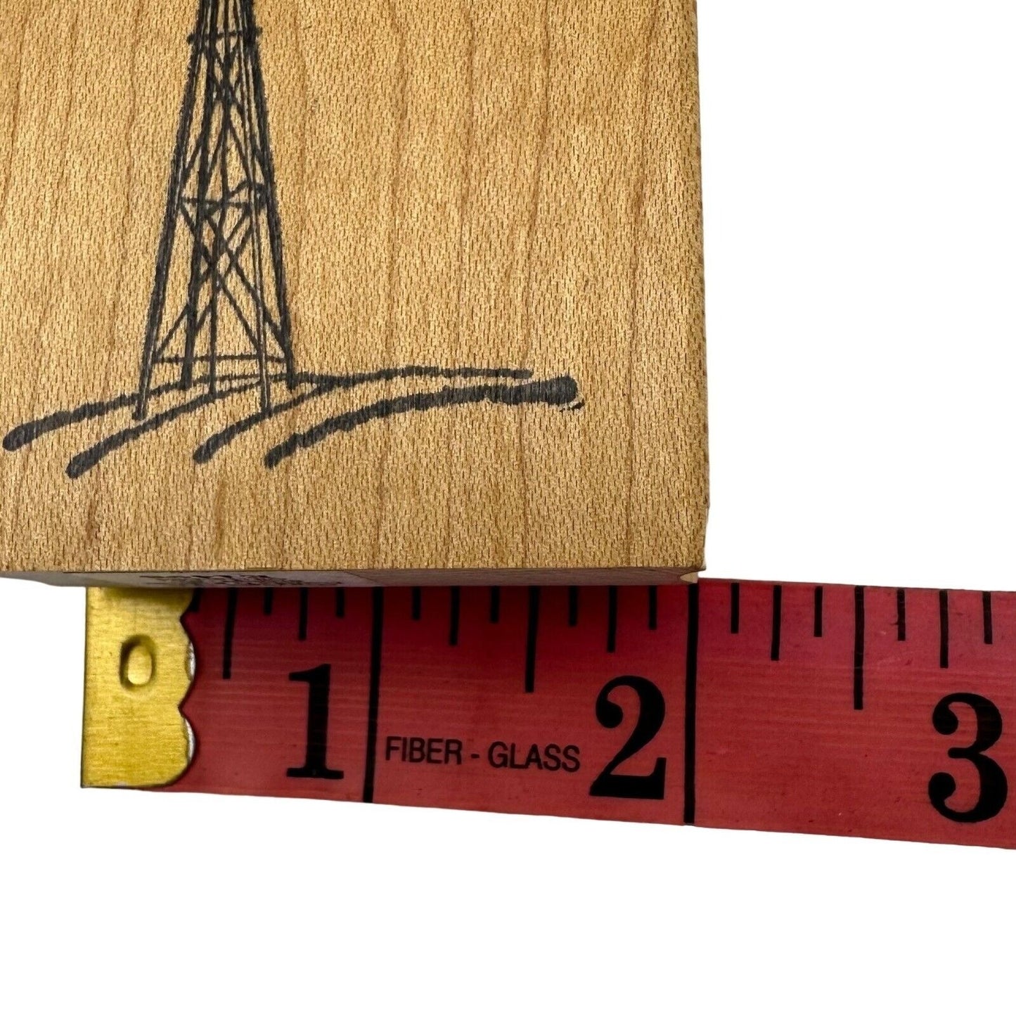 Vintage Double D Rubber Stamps Windmill E1498 NEW