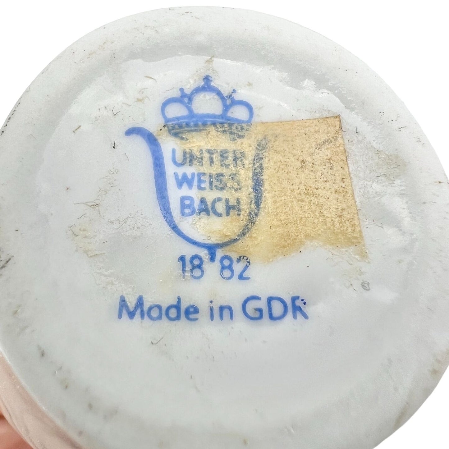 Unterweissbach GDR Porcelain Pitcher With Brandenburger Tor & Berolinum Design