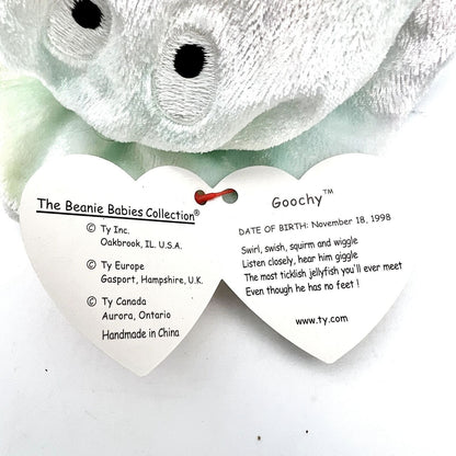 TY Beanie Baby Goochy the Jellyfish 7.5 x 5 With Tags