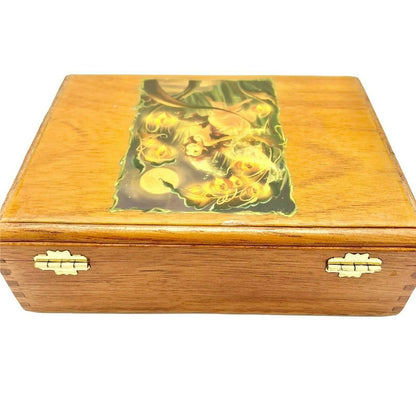 Upcycled Wooden Box Pixie Happily Ever After Storage Box Treasures