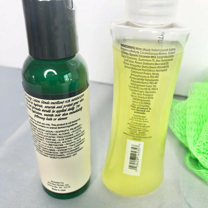 Mothers Day Pamper Her Gift Set 1 Body Wash Lotion Bath Poof Mom Woman Girl