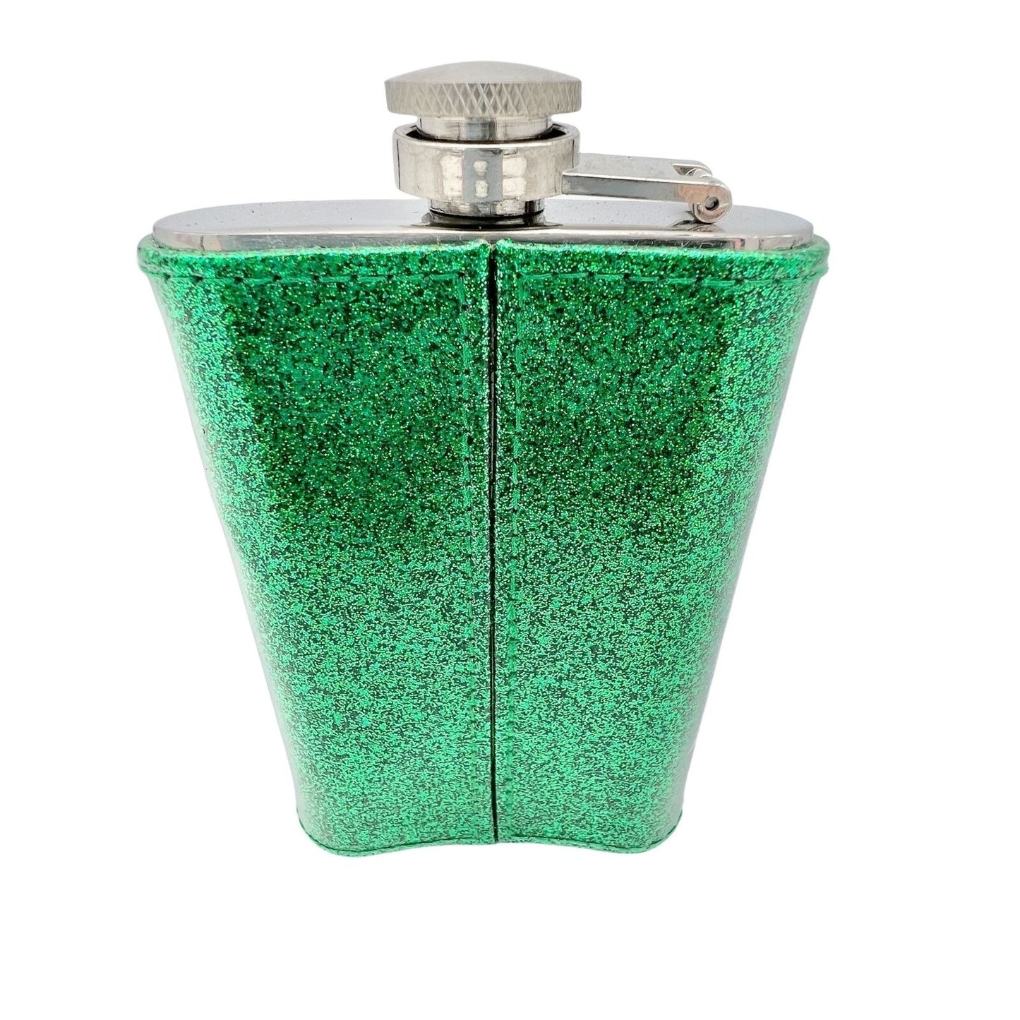 St. Patrick's Day Flask Green Let The Shenanigans Begin 5 oz Stainless Steel