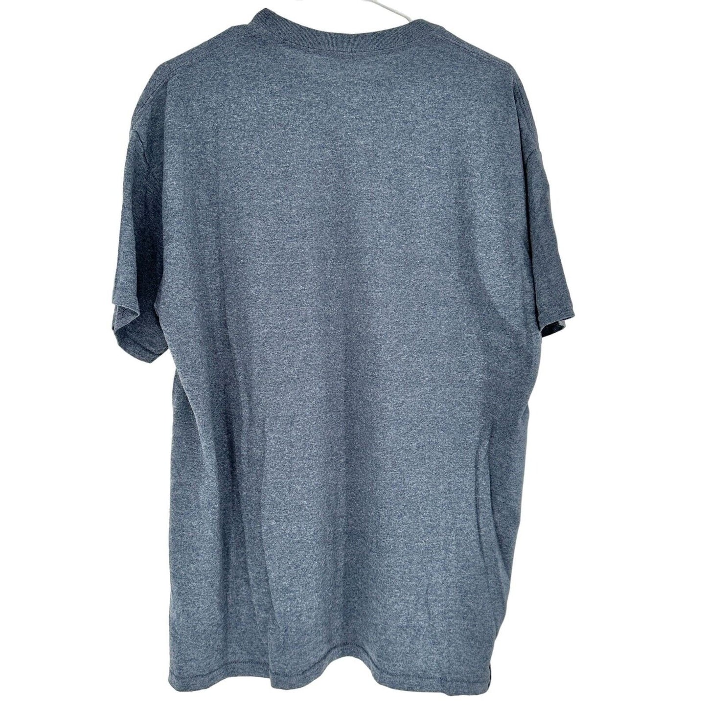 Gildan Heavy Cotton T-shirt XL Blue Gray SS Lost Creek Outfitters Eagle EUC