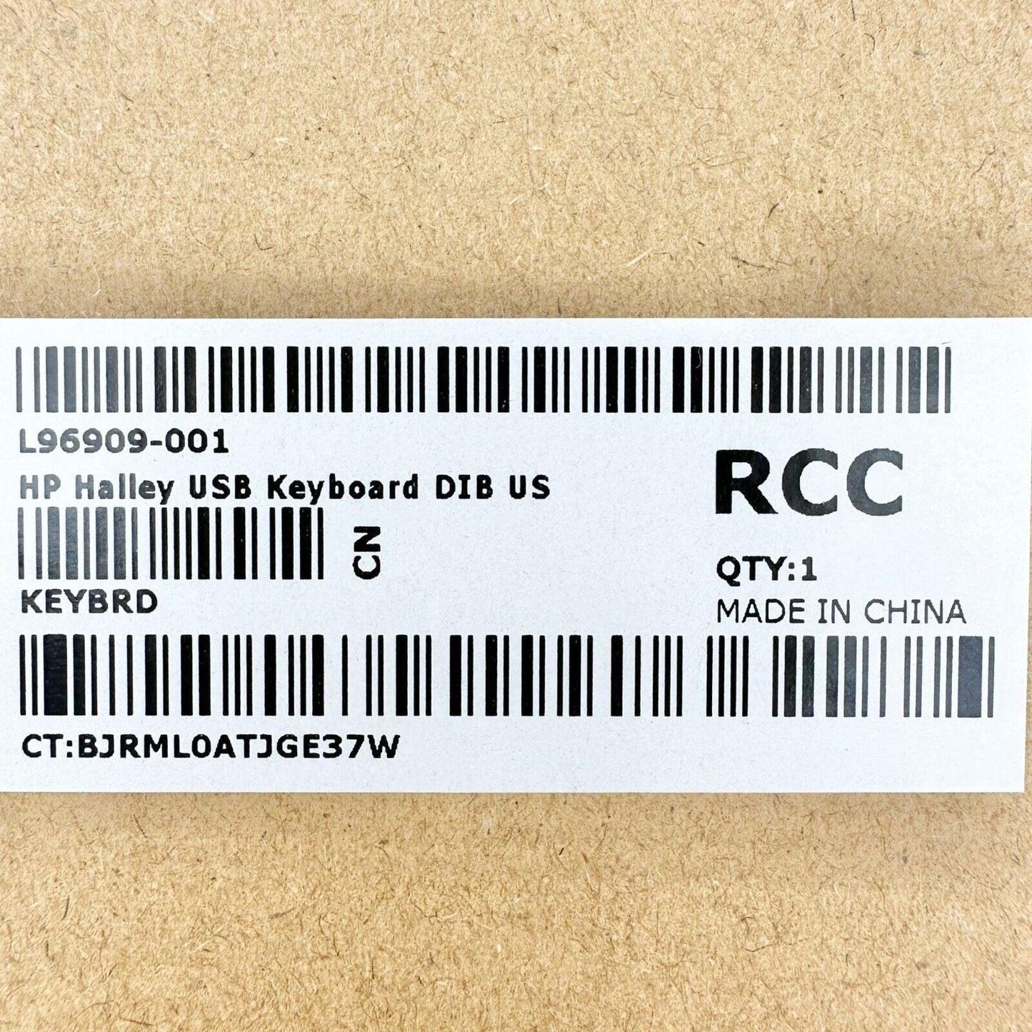 HP Halley Keyboard 17x4.5 Black Right Number Pad NIB Model HSA-P010K Wired USB