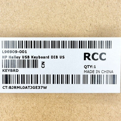 HP Halley Keyboard 17x4.5 Black Right Number Pad NIB Model HSA-P010K Wired USB