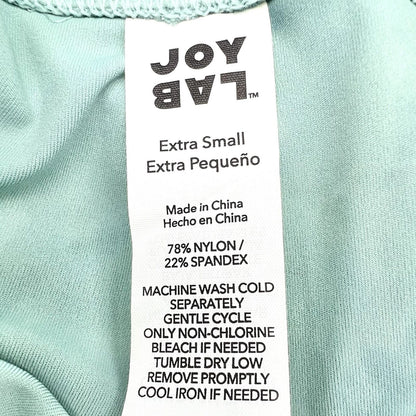 Joy Lab Leggings Women's XS Green Marbled 25 inch inseam EUC