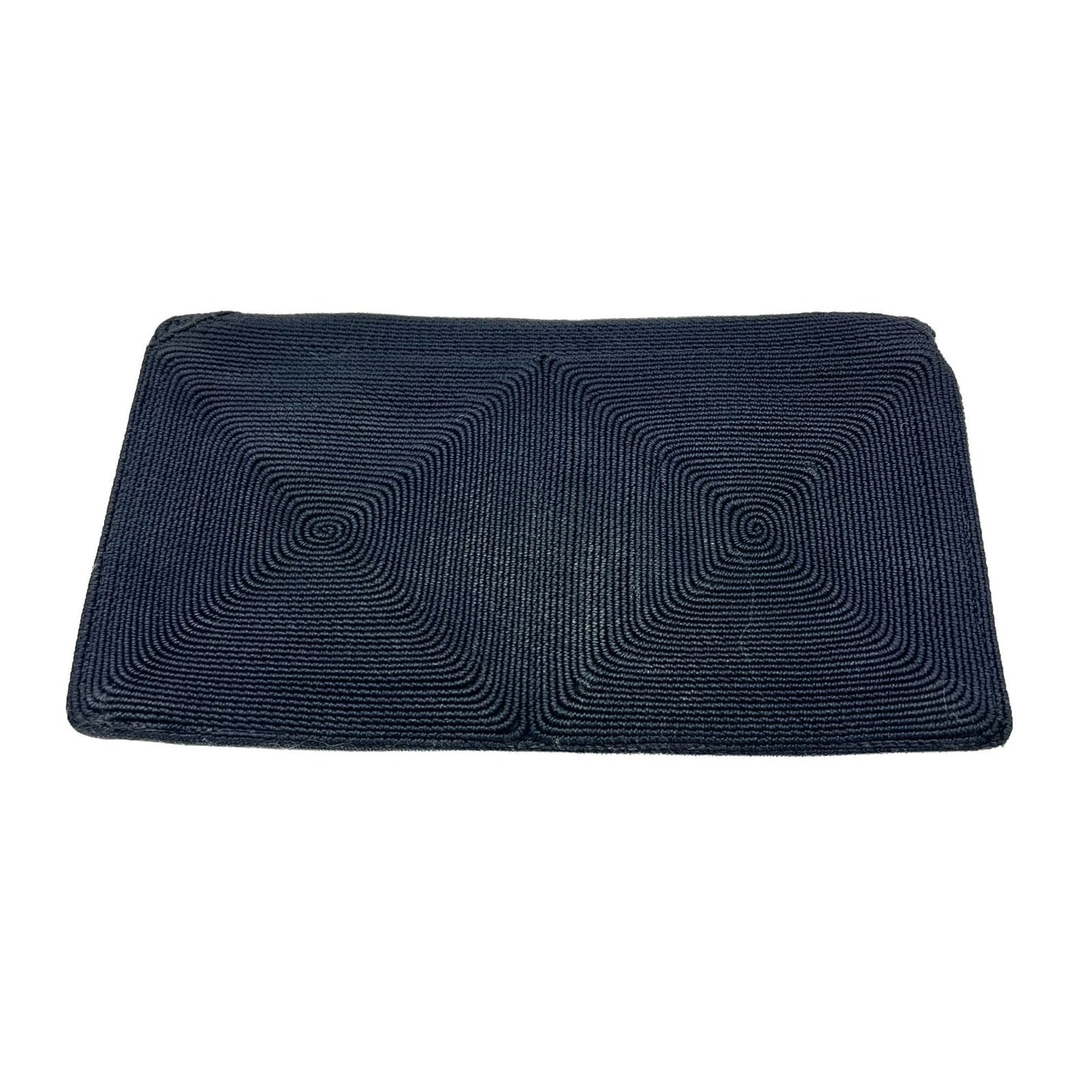 Genuine Corde Purse Blue 8.5 x 5 Clutch Snap Closure Inside Pocket Brass Corners