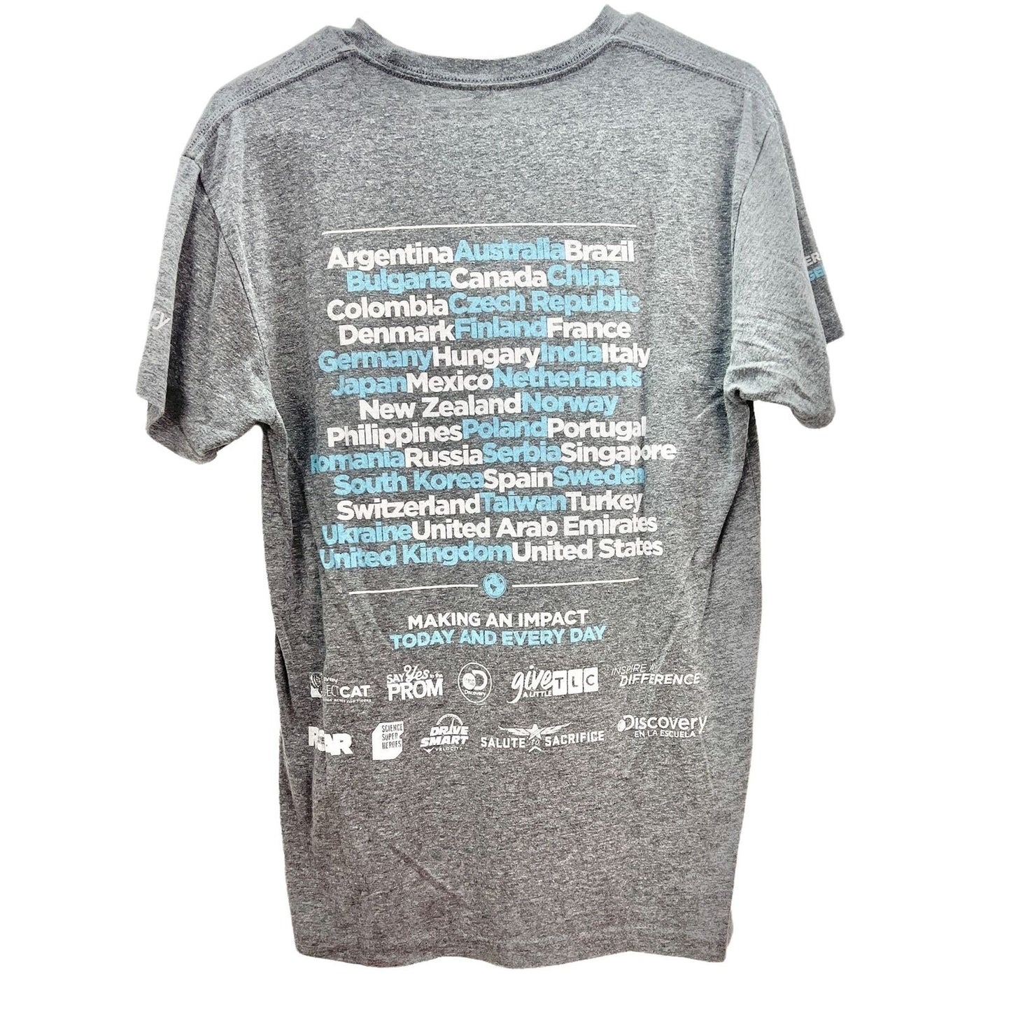 Next Level Apparel T-shirt Medium Gray Discover Your Impact 2017 Short Sleeve