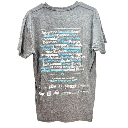 Next Level Apparel T-shirt Medium Gray Discover Your Impact 2017 Short Sleeve