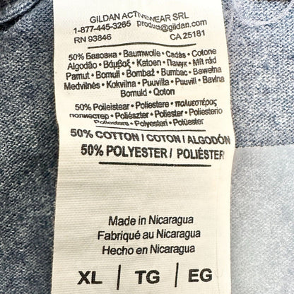 Gildan Heavy Cotton T-shirt XL Blue Gray SS Lost Creek Outfitters Eagle EUC