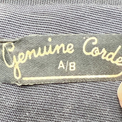 Genuine Corde Purse Blue 8.5 x 5 Clutch Snap Closure Inside Pocket Brass Corners