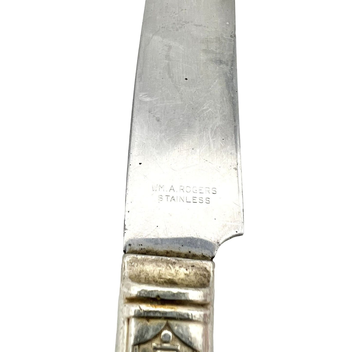 William A Rogers Dinner Knife Stainless Steel Vintage