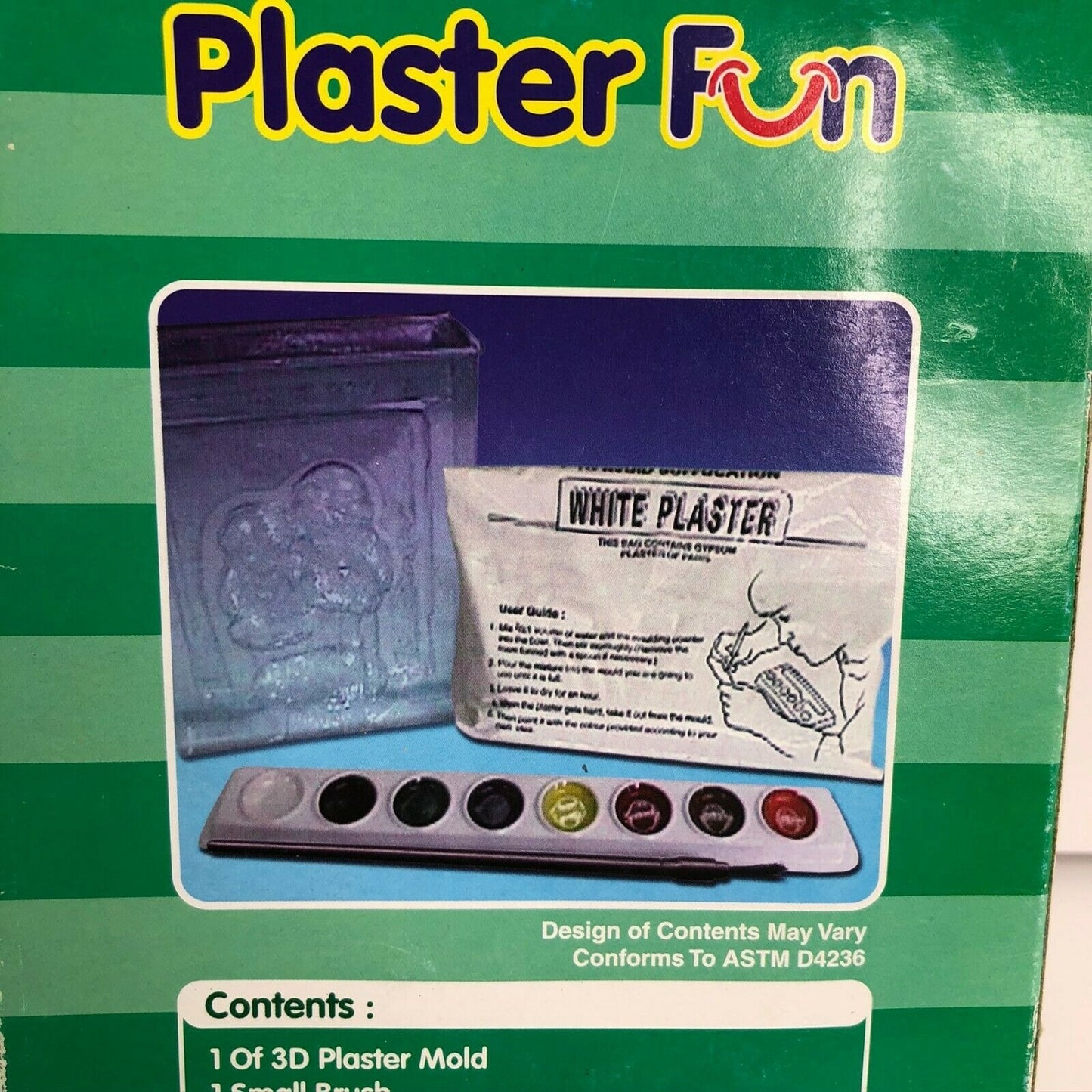 Christmas Plaster Fun Set Paint Children Craft Kit Winter NIB