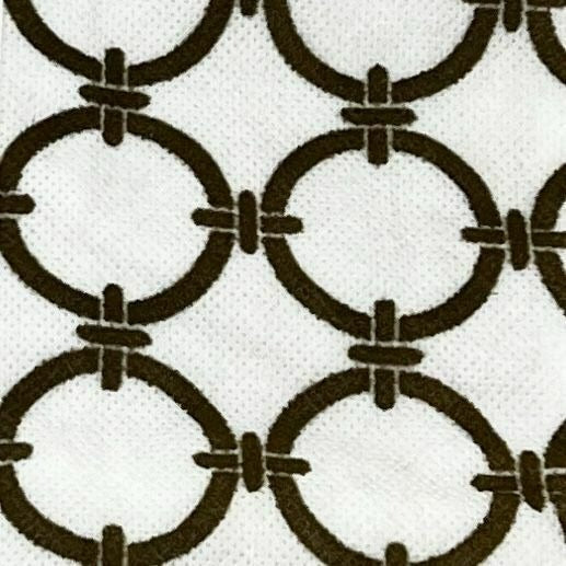 Joy Mangano Hanging Organizer White Brown Design Multiple Pockets New