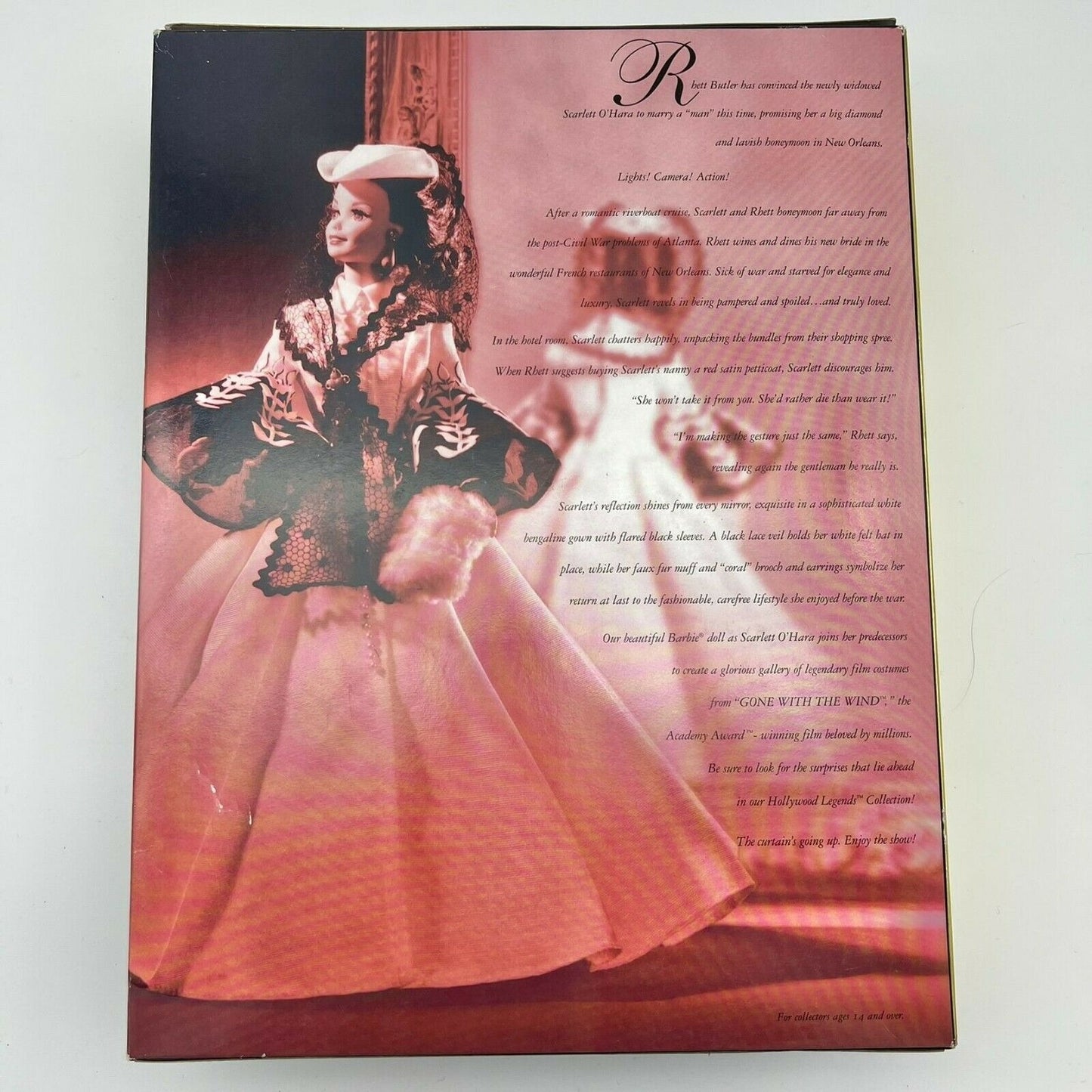 Barbie Gone With The Wind 1994 Black & White Bengaline Dress 13254 Mattel