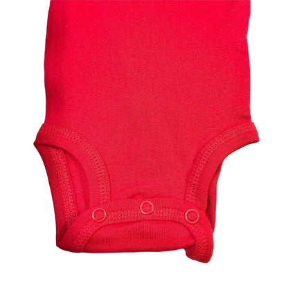 Carters Red Newborn Bodysuit My 1st Valentine's Day Snaps Long Sleeves NWT