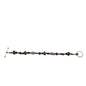 Bracelet Womens 7 in Silver Red Green Bead Toggle Closure
