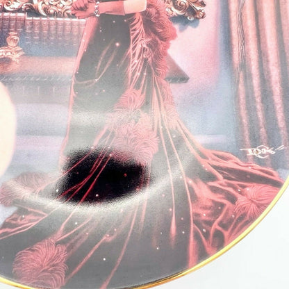 Bradford Exchange The Red Dress Gone With The Wind 1993 Collectors Plate