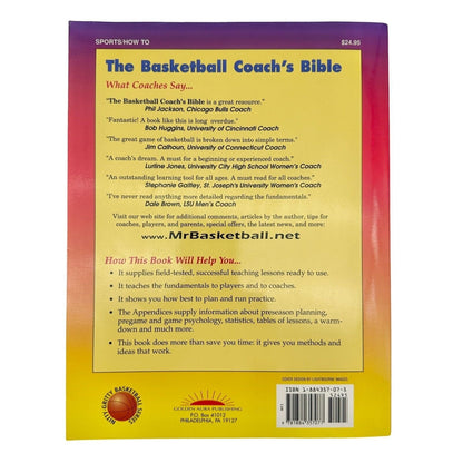 The Basketball Coach's Bible Paperback Book by Sidney Goldstein NEW