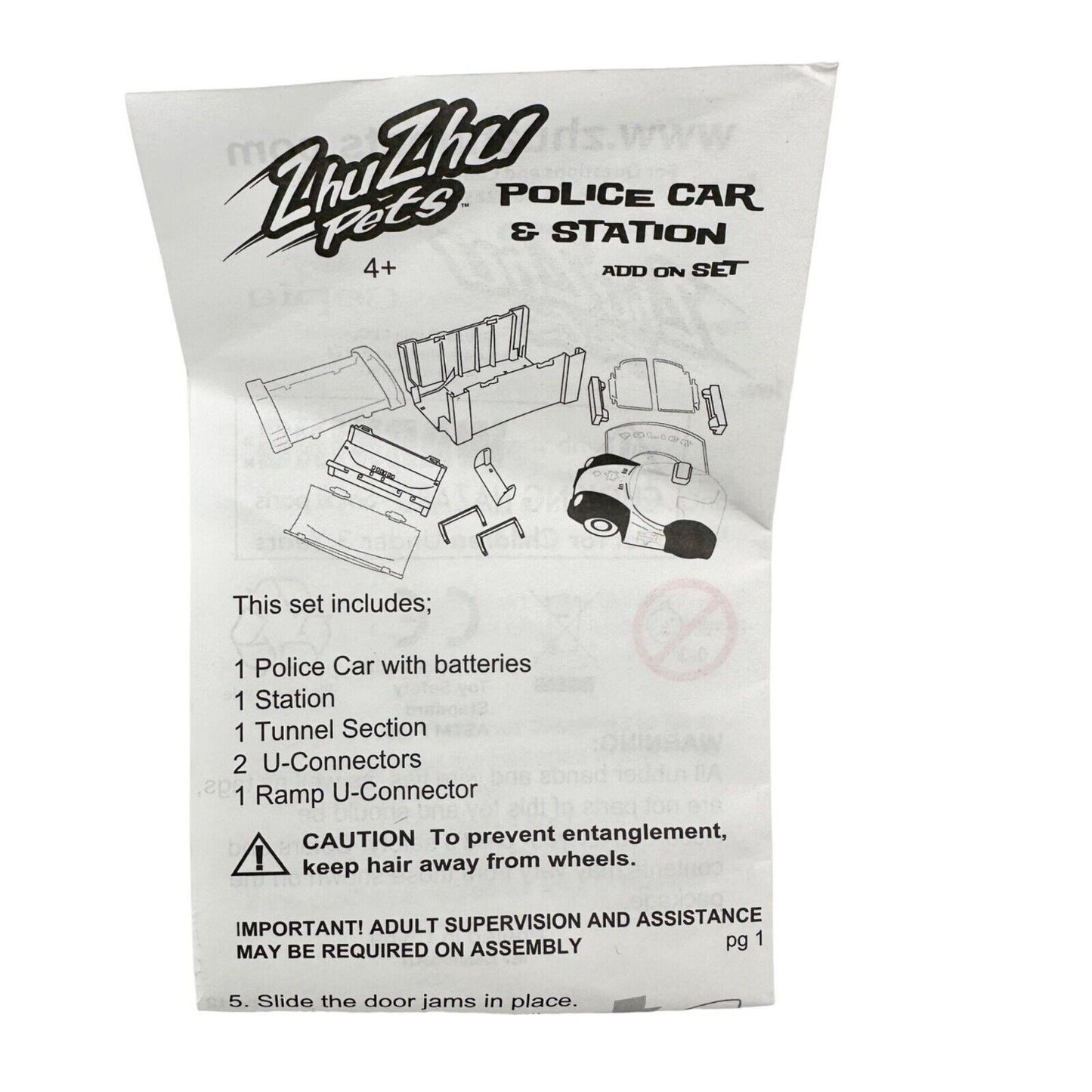ZhuZhu Pets Police Car & Station Add On Set