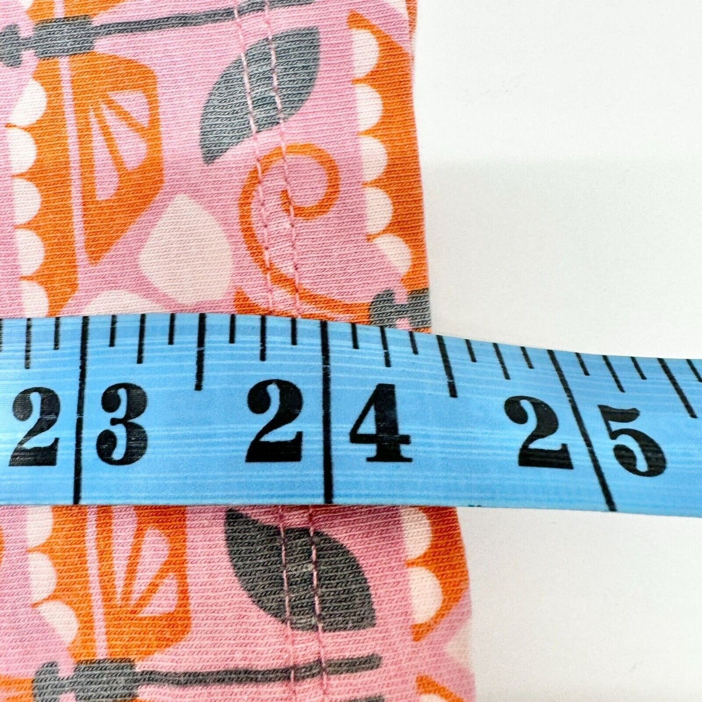 Tea Child's Dress Size 6 Pink Orange Short Sleeve Pullover Dress