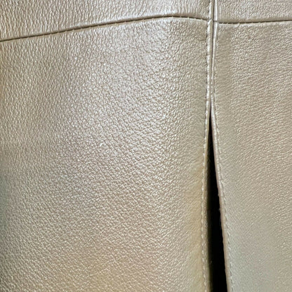 Jessica Holbrook Women's Easy Care Medium Leather Coat Polyester Lining Machine Wash