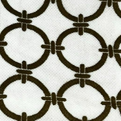 Joy Mangano Hanging Organizer White Brown Design Multiple Pockets New