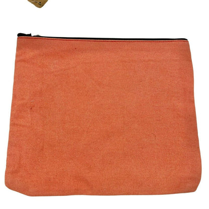 Canvas Makeup Travel Bag Sleep Eat Makeup Repeat Zip New Inside Pocket