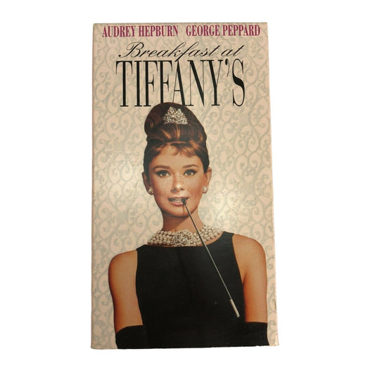 Breakfast at Tiffany's VHS Tape Audrey Hepburn Romance Comedy Classic EUC