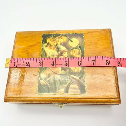 Upcycled Wooden Box Pixie Happily Ever After Storage Box Treasures
