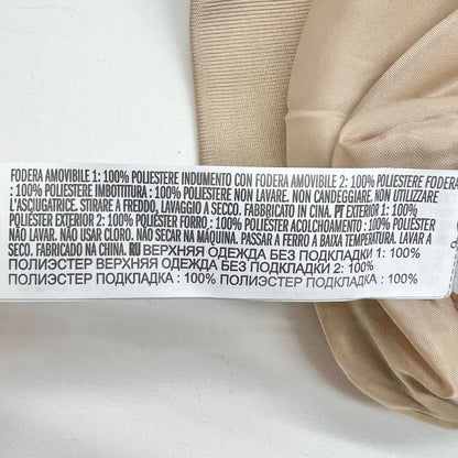 Forever 21 Hoodie Jacket Small Tan Gray Double Layer Zip Pockets