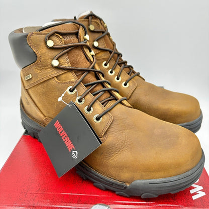 Wolverine Durbin 6" Mens 14 Work Boots Waterproof Steel Toe EH Rated Skid Proof