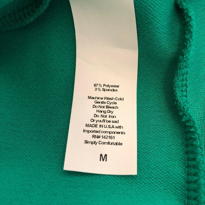 LuLaRoe Cici Women's Medium Dress Emerald Green Ruffles Textured NWT retired