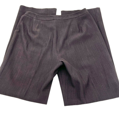 Dress Barn Women's 10 Brown Lined Pants No Pockets