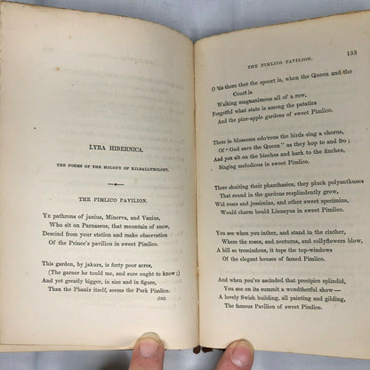 Antique Book - Ballads by William Makepeace Thackeray 1856 Collectible
