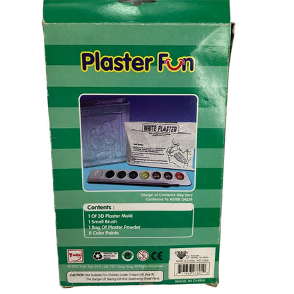 Christmas Plaster Fun Set Paint Children Craft Kit Winter NIB