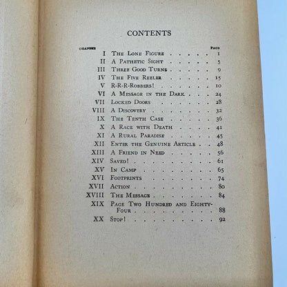 Pee-Wee Harris On The Trail 1922 Hardcover Book Boy Scouts Humorous Adventure