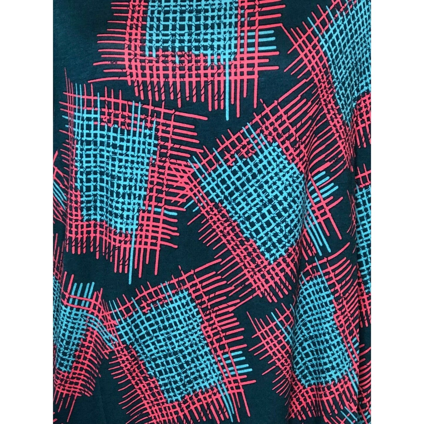 LuLaRoe RETIRED Irma Women's Size M Red & Green mid-length sleeves NWT