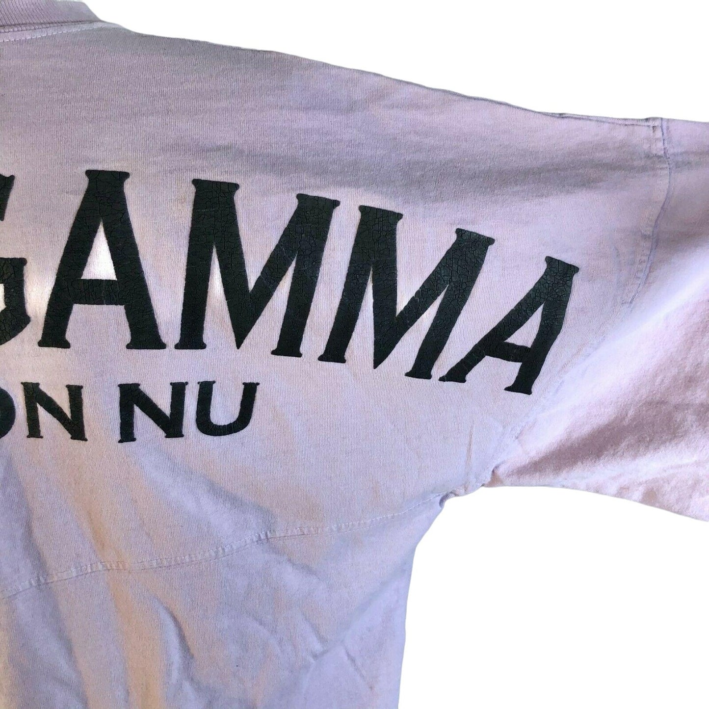 Delta Gamma Epsilon Nu Long Sleeve Tee  Small Neck EUC Anchor Sorority