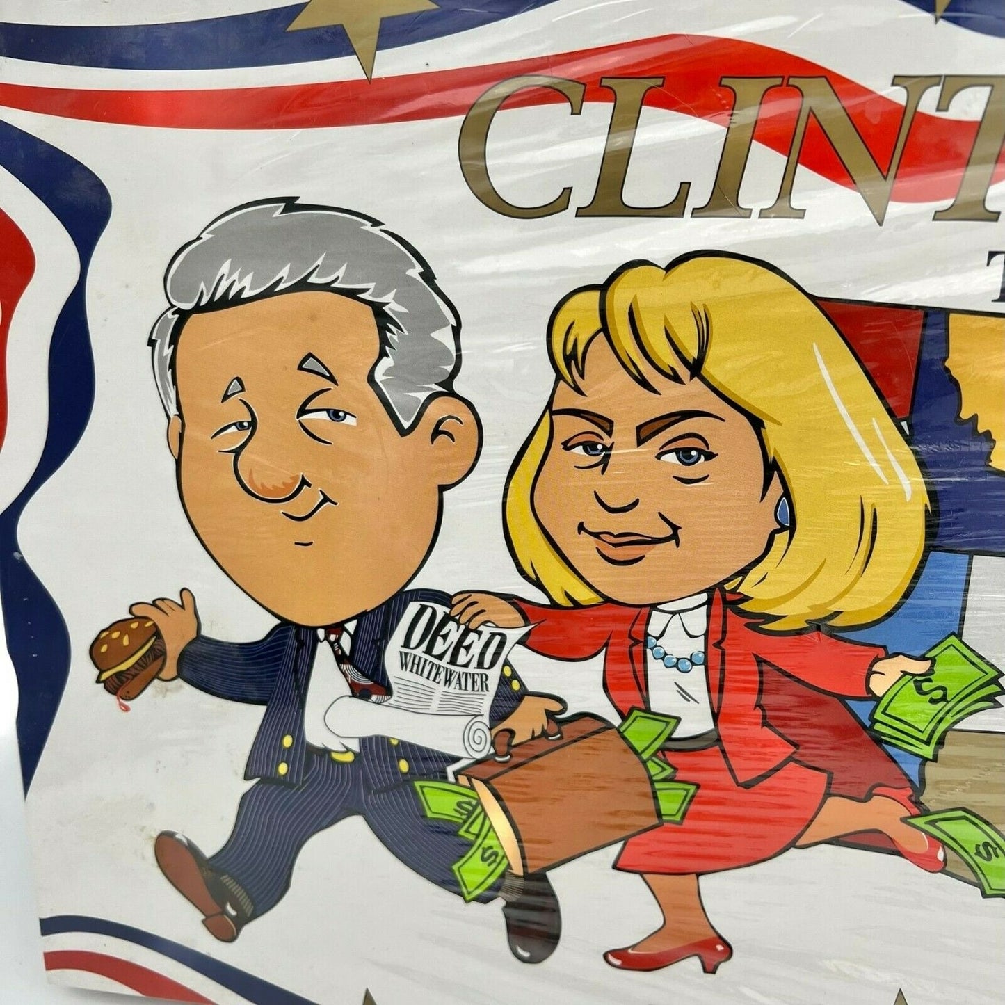 Clintonopoly Board Game 1995 New Sealed Original Packaging