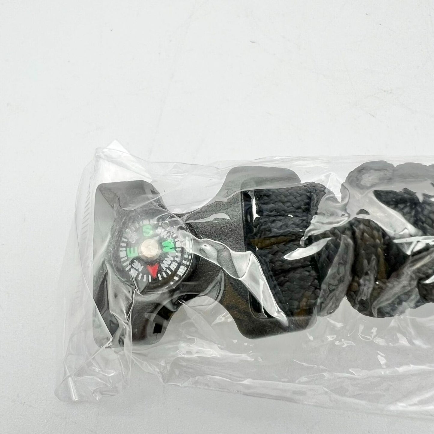 Survival Bracelet 8.5 Black Compass NEW